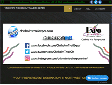 Tablet Screenshot of chisholmtrailexpo.com